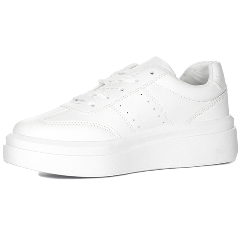 Women's White Flat Shoes Sneakers