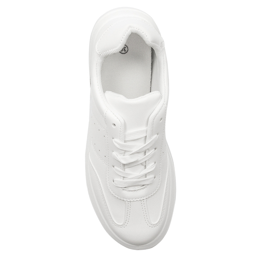 Women's White Flat Shoes Sneakers