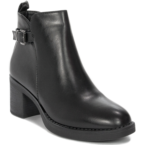 Women's high-heeled boots Black