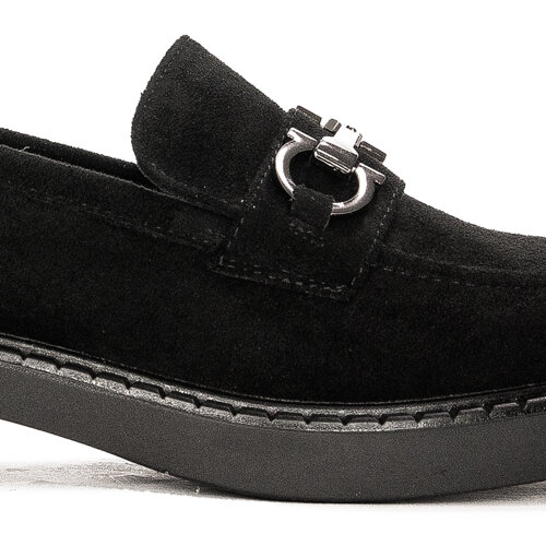 Women's loafers shoes Sergio Leone Black