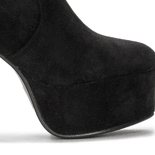 Women's platform boots BLACK