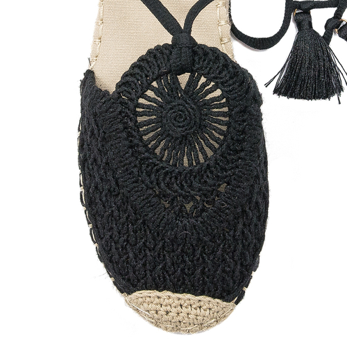 Women's sandals espadrilles Black