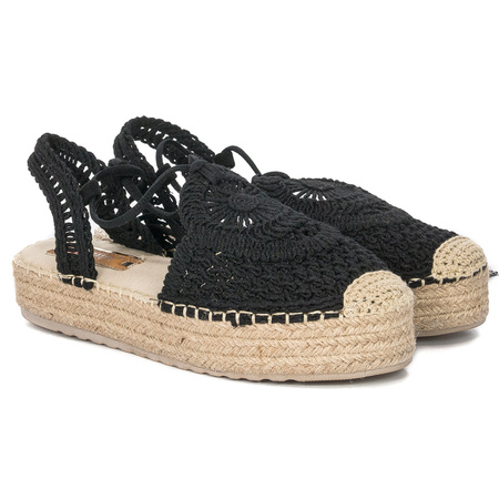 Women's sandals espadrilles Black