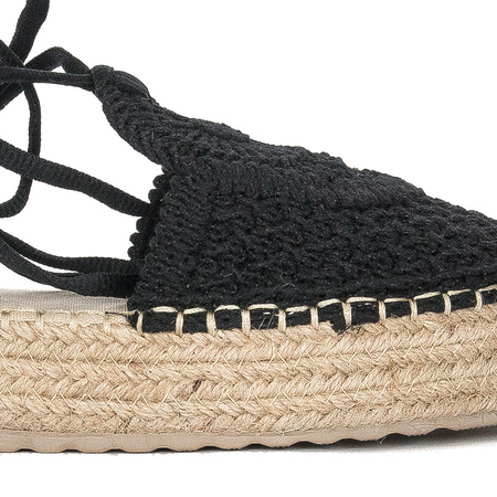 Women's sandals espadrilles Black