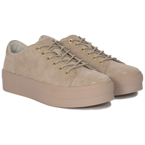 Women's shoes Filippo leather suede beige