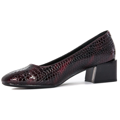 Women's shoes Sergio Leone lacquered Burgundy