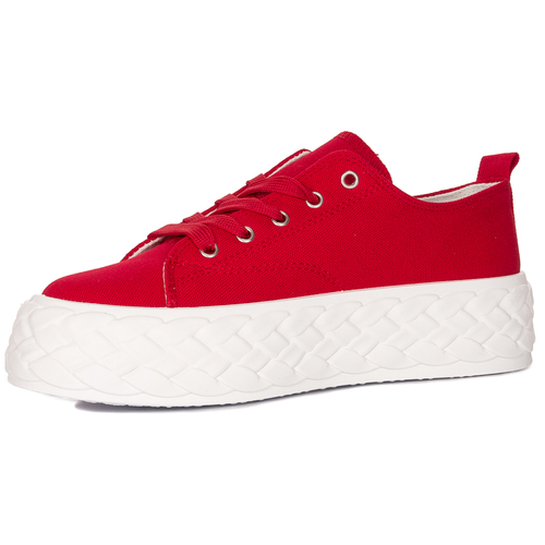 Women's sneakers Red Trainers