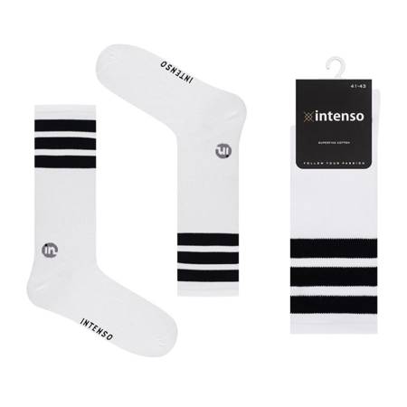 Women's socks Intenso Retro art.334 col.120 White