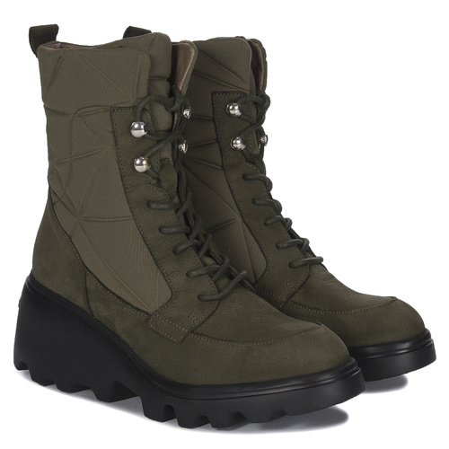 Wonders Alga Khaki Women's Boots