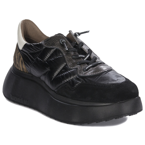 Wonders Women's Sneakers low shoes Roma Negro Plomo