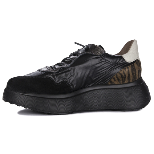 Wonders Women's Sneakers low shoes Roma Negro Plomo