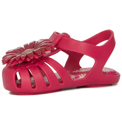Zaxy Daisy Baby Children's Sandals with Velcro Dark Pink