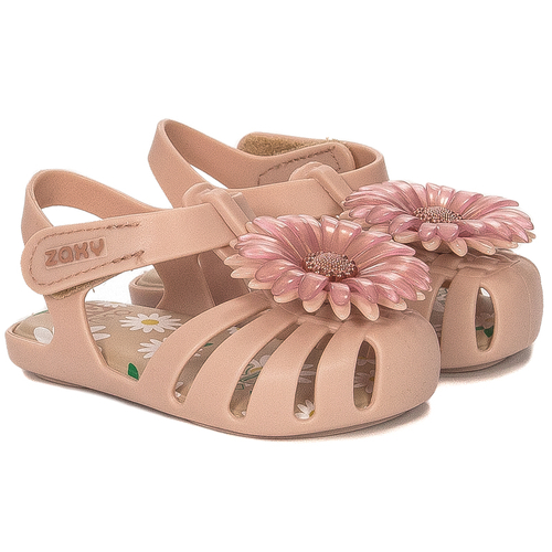 Zaxy Daisy Baby Children's Sandals with Velcro Light Pink