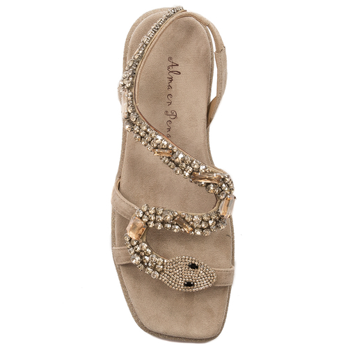 Alma En Pena Beige Sandals V23413VIS