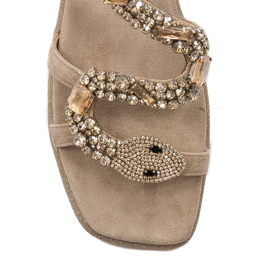 Alma En Pena Beige Sandals V23413VIS