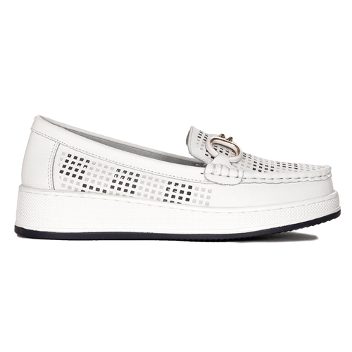 Artiker White Women's Flat Shoes