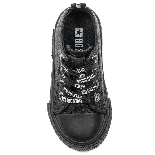 Big Star Black children's slip-on sneakers