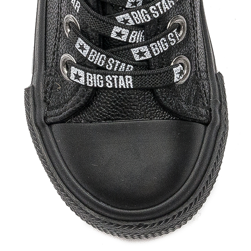 Big Star Black children's slip-on sneakers