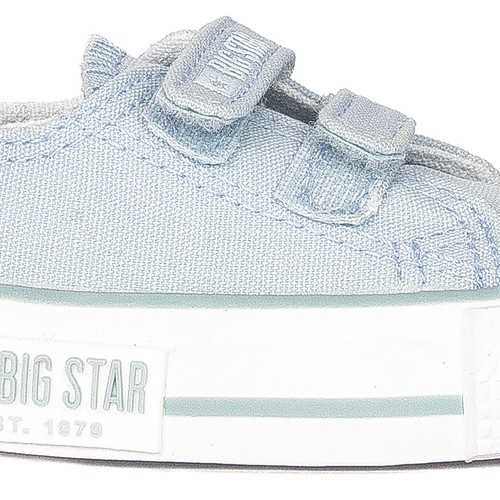 Big Star Children's Blue sneakers for girls with Velcro