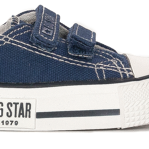 Big Star Children's sneakers for boys with velcro navy blue