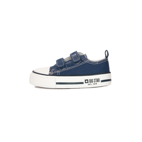 Big Star Children's sneakers for boys with velcro navy blue