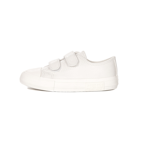 Big Star Children's white sneakers with velcro