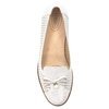 Boccato 0052 925 19Y 325 White Satin Flat Shoes