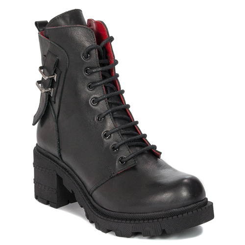 Boccato Women's black leather boots