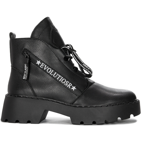 Boots Sergio Leone on the platform insulated Black