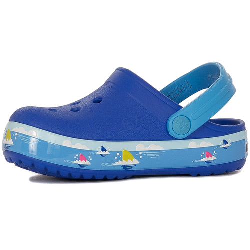 Crocs Children Slides Bright Cobalt Shark Classic