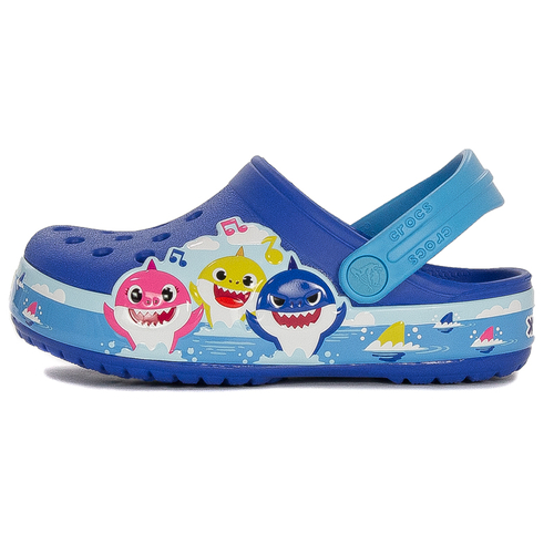 Crocs Children Slides Bright Cobalt Shark Classic