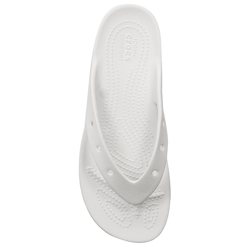 Crocs Women Slides White Platform Flip