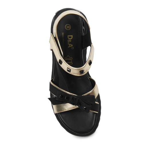 D&A Women's Sandals Black