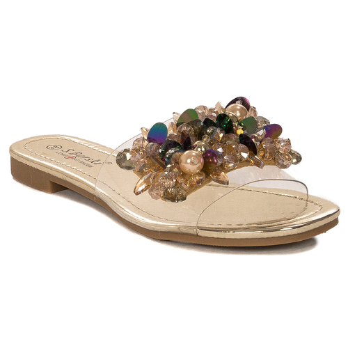 D&A Women's Slides Gold