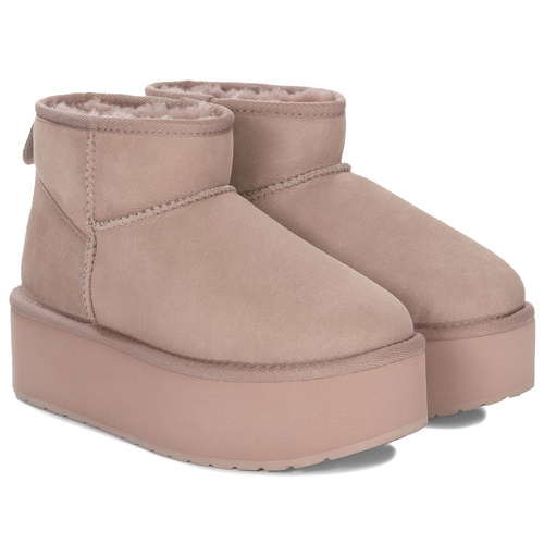 EMU Australia Stinger Micro Flatform Cameo Rose Boots