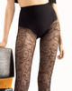 FIORE Faces G6045 patterned tights 30 DEN Black