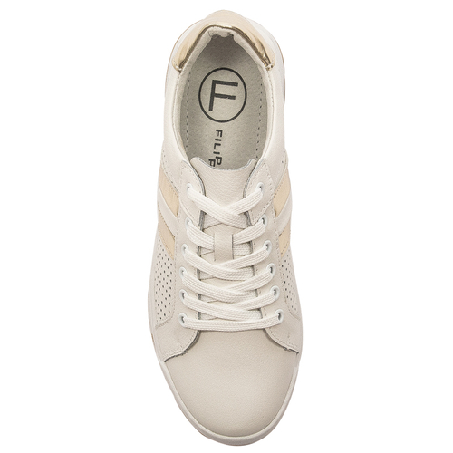 Filippo DP4477-23 White Trainers