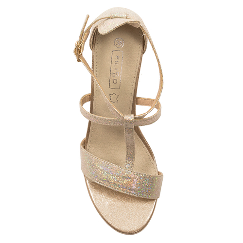 Filippo DS4300-23 GO Gold Sandals