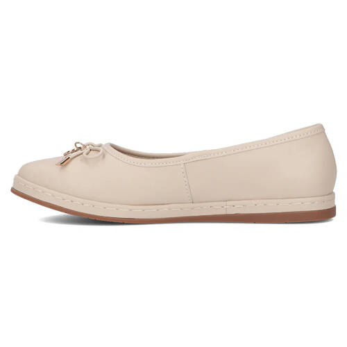 Filippo Leather Beige Low Shoes