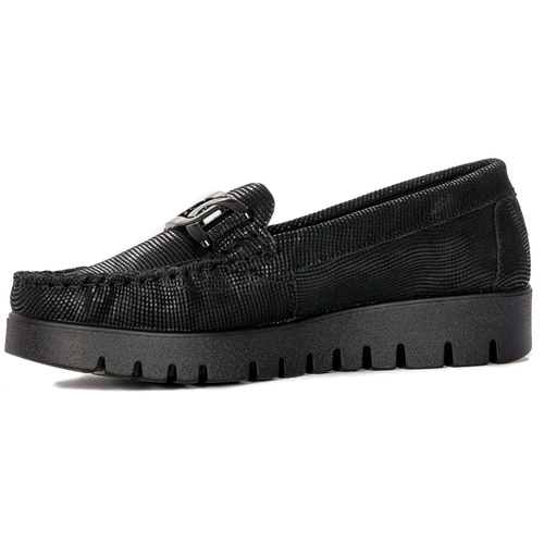 Filippo Leather Black Low Shoes