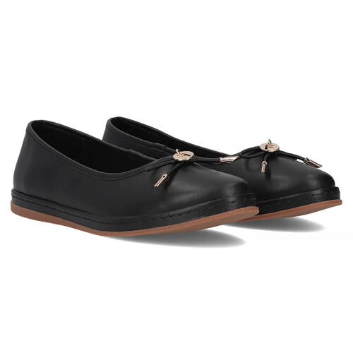 Filippo Leather Black Low Shoes