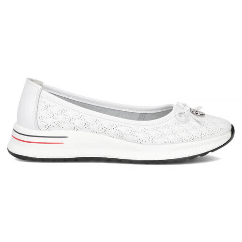 Filippo Leather White Low Shoes