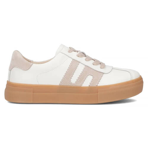 Filippo Leather White Low Shoes