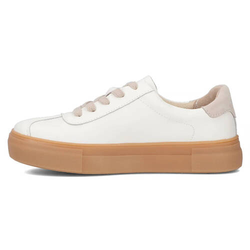 Filippo Leather White Low Shoes