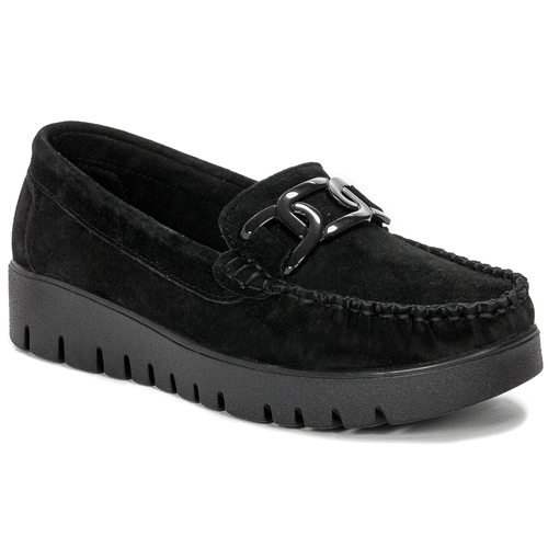 Filippo Loafers Leather Black Shoes 