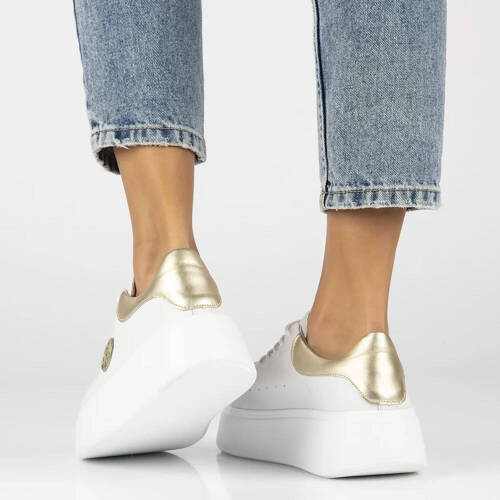 Filippo White Leather Sneakers