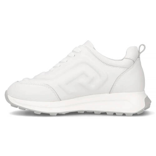 Filippo White Leather Sneakers