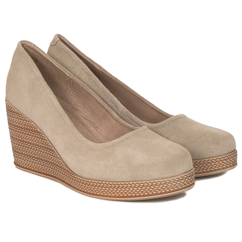 Filippo Women's shoes on a wedge Beige