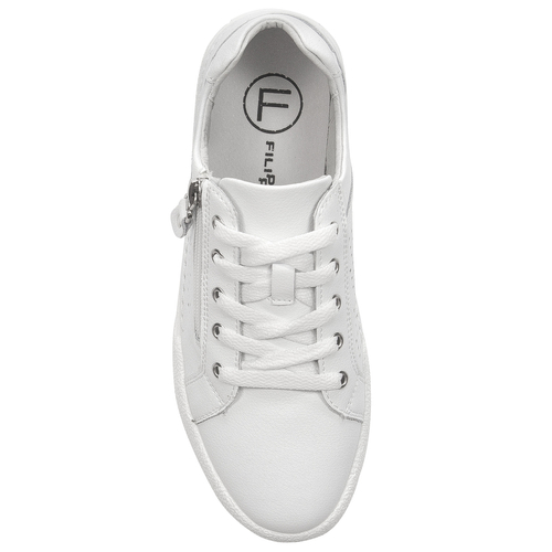 Filippo leather white Low Shoes Sneakers