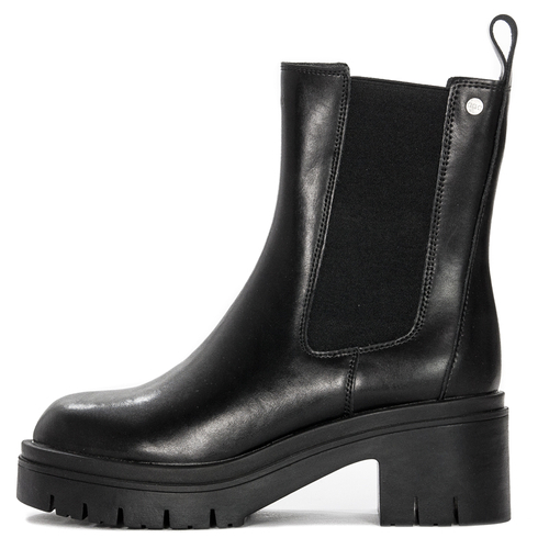 GOE Women's warm leather black boots